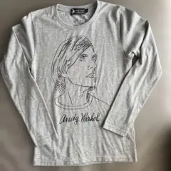 【美品】ヒステリックグラマー×アンディウォーホルコラボ長袖Ｔシャツ　Ｓサイズ