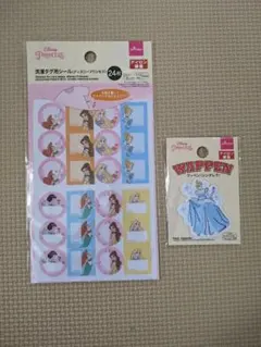 ディズニープリンセス 洗濯タグ用シール