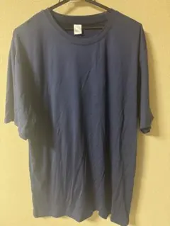 ネイビー Lサイズ Tシャツ バックプリント