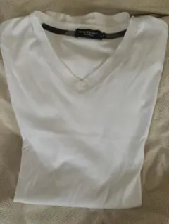 BLACK LABEL VネックTシャツ 白