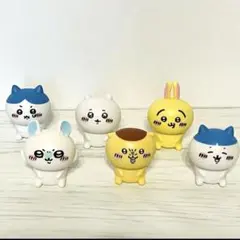 ちいかわ　マスコット6個セット　くりまんじゅう　モモンガ　ハチワレ　うさぎ
