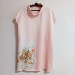 m*！様 着物リメイク　ワンピース　チュニック　ハンドメイド