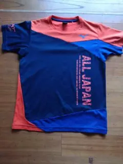 ALL JAPAN スポーツ Tシャツ オレンジ/ネイビー