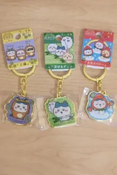 ハチワレご当地キーホルダーセット