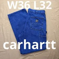 美品　carhartt デニム　ペインターパンツ　W36 L32 ニカラグア
