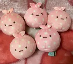すみっコぐらし　ふろしき　てのりぬいぐるみ　5個セット