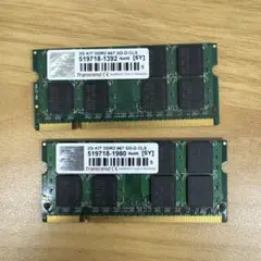 Transcend 2GB DDR2 667MHz メモリ
