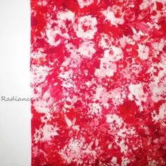 95.有輪商店最高級生地YUWAマスターコレクション☆綿100%100サテン赤