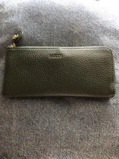 最終値下げ BARCOS バルコス GLウォレットＬ字型長財布　グリーン