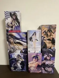 新品未開封 オーバーロード フィギュア 7体セット アルベド まとめ売り