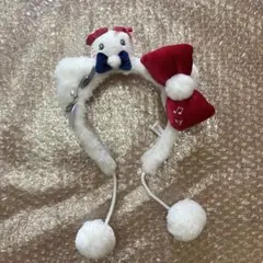 【最短明日匿名配送】ハローキティ カチューシャ ポンポン付きUSJ