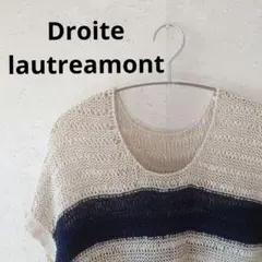 Droite lautreamontドロワットロートレアモン　ニット