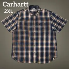 Carhartt Relaxed Fit plaid shirt 半袖