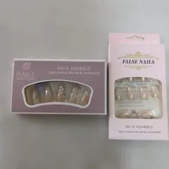 ネイルチップ 2点セット パールデザインのサムネイル