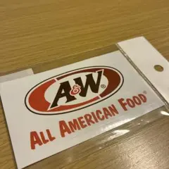 【新品未開封】A&W ロゴステッカー