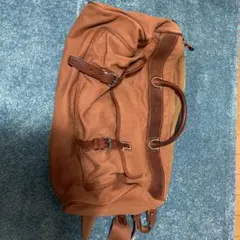 RRL☆ボストンバック☆ブラウン☆中古 RRL Leather Duffel レザー ダッフルバッグ 2way (RRL/ボストン