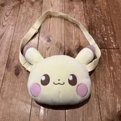 ポケモン ポケピース　ピカチュウ 肩掛けぬいぐるみバック