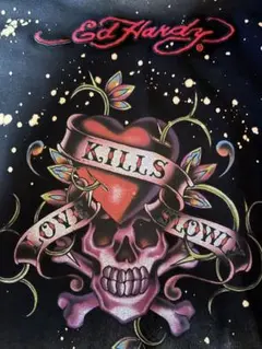 ■新品未使用　エドハーディー長袖Tシャツ タトゥー風のグラフィック　L