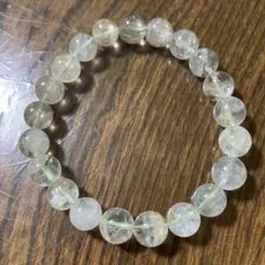 ⭐️ グリーンルチルクォーツ　9ミリ　天然石ブレスレット