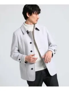 ウール ピーコート ライトグレー タケオキクチ 定価47300円