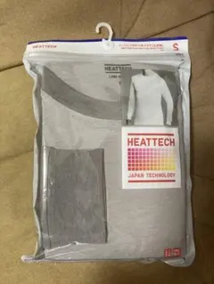 HEATTECH ヒートテック　クルーネック　9分袖　 S グレー