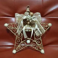 金の星型オーナメント✨