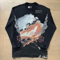 美式ストリート ヴィンテージ長袖Tシャツ 男女兼用 春秋 カジュアル 1107