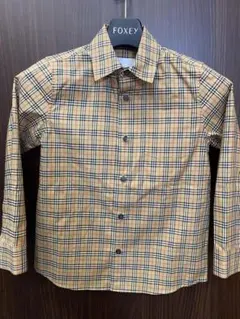 Burberry kids 新作　チェックシャツ　長袖　116cm 6歳