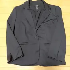 【送料込】FOREVER21　黒 テーラードジャケット Mサイズ