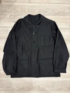 モンサンミッシェル　ブラックモールスキン 50‘s黒 48 デッドストック 50's LE MONT ST MICHEL BLACK MOLESKIN JACKET DEADSTOCK