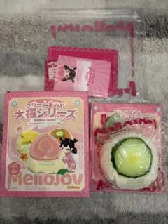 Mellojoy スクイーズ クリームまみれ 大福シリーズ グレープフルーツ①
