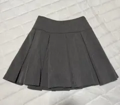 Heather グレー プリーツスカート ミニ丈 スカート ミニスカートのサムネイル