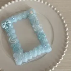 ホイップデコ トレカケース 水色 ライトブルー