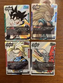 マンガブースター02 孫悟空　神龍　トランクス　ゴテンクス　4枚セット　SR