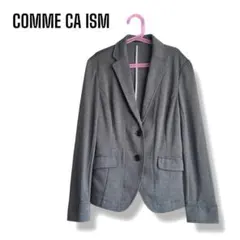 COMME CA ISM　レディース グレー テーラードジャケット　M　コムサ