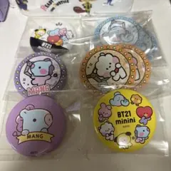BT21 minini 缶バッジ セット
