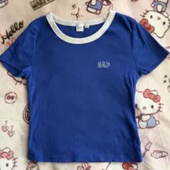 GAP リブTシャツ ブルーのサムネイル