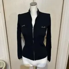 ジップアップニット