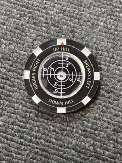 レベル付きゴルフマーカー（黒✖️黒）