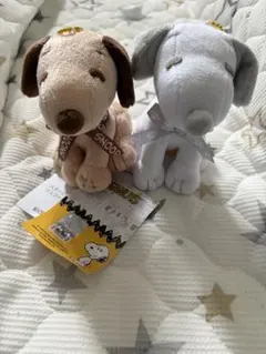 スヌーピー　SNOOPY ボールチェーン付きマスコット　２種セット