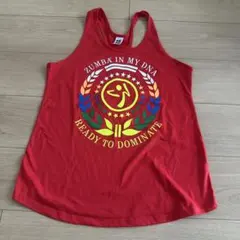 ZUMBA WEAR タンクトップ レッド