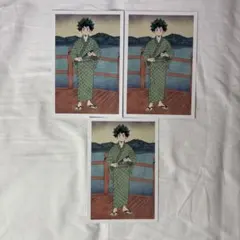 僕のヒーローアカデミア 緑谷出久 アニメイト特典 ポスカ 浮世絵