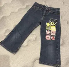 ANGEL BLUE エンジェルブルー 160cm デニムパンツ 7分丈