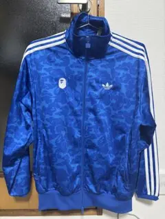 A Bathing Ape 青系迷彩ジャージ XLサイズ A Bathing Ape 青系迷彩ジャージ XLサイズ A BATHING APE（ア