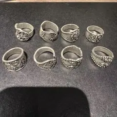 【新品・送料無料】スプーンリング8点まとめ売りセットI 売り切れ続出！