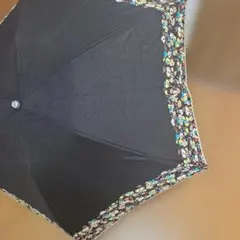 cacharel 花柄刺繍 折りたたみ傘 晴雨兼用 ブラックのサムネイル