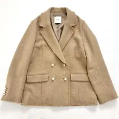 Spick & Span ファンシーツィードダブルブレストジャケットのサムネイル