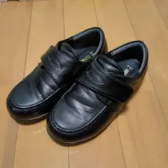 ブラックローファー 　キッズシューズ　19.0センチ