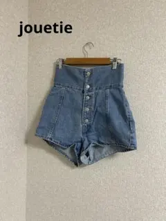 jouetie ボタンフライハイウエストデニムショートパンツのサムネイル