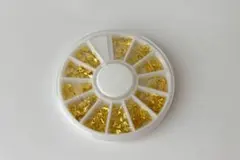 金色ネイルパーツセット ハート 12種類